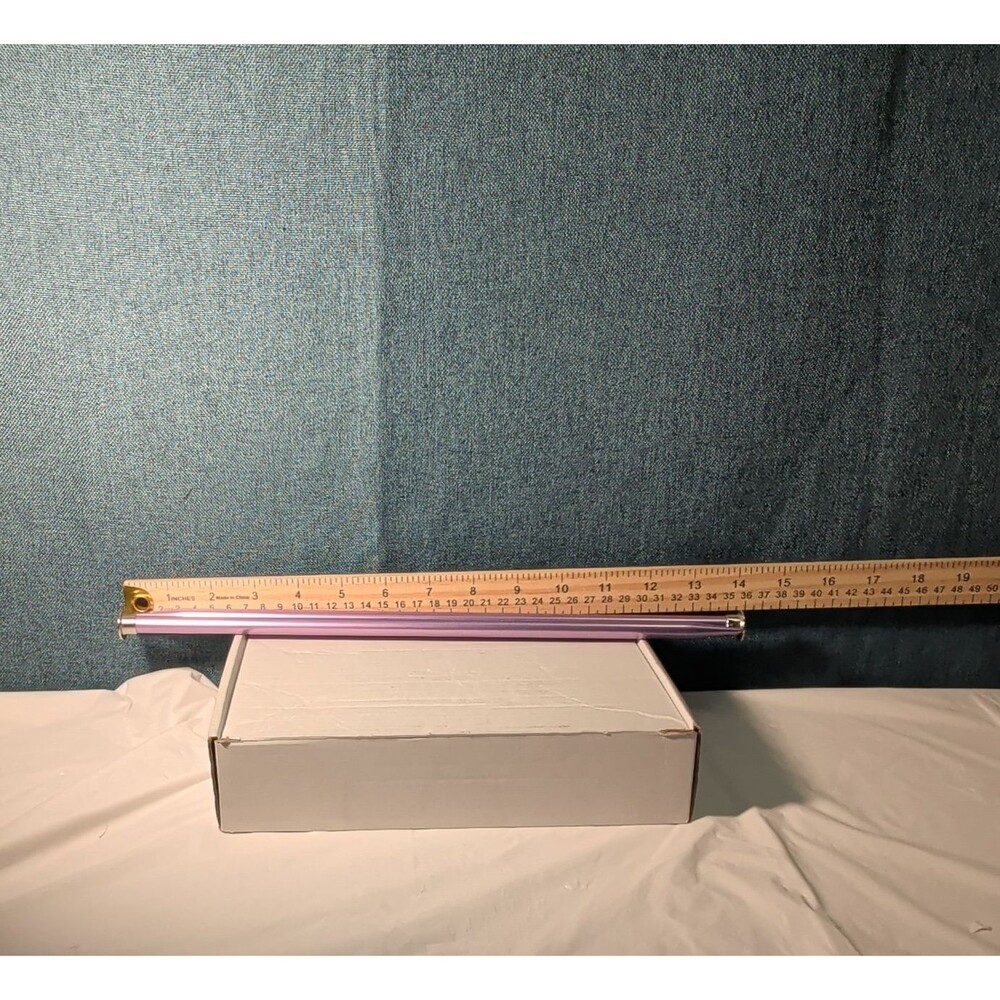 Boye Size 5 Aluminum Knitting Needles 14 Inch Straight Pair Purple Vintage 6328